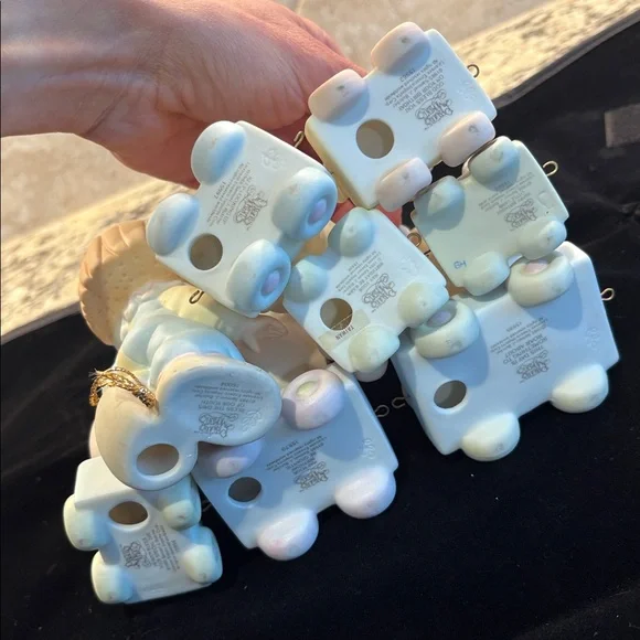 Precious moments birthday train circus clown figurine set baby 1 2 3 4 5 6 - Picture 12 of 13